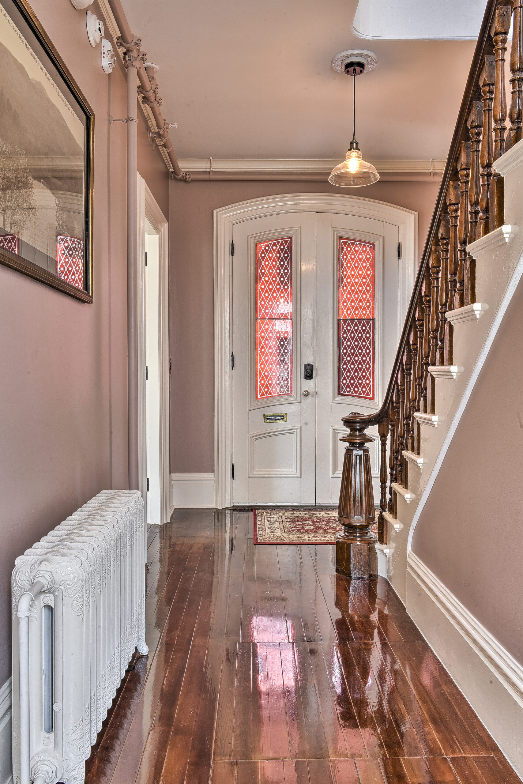 Downstairs entryway in The Burrell House Historic Inn Keene New Hampshire