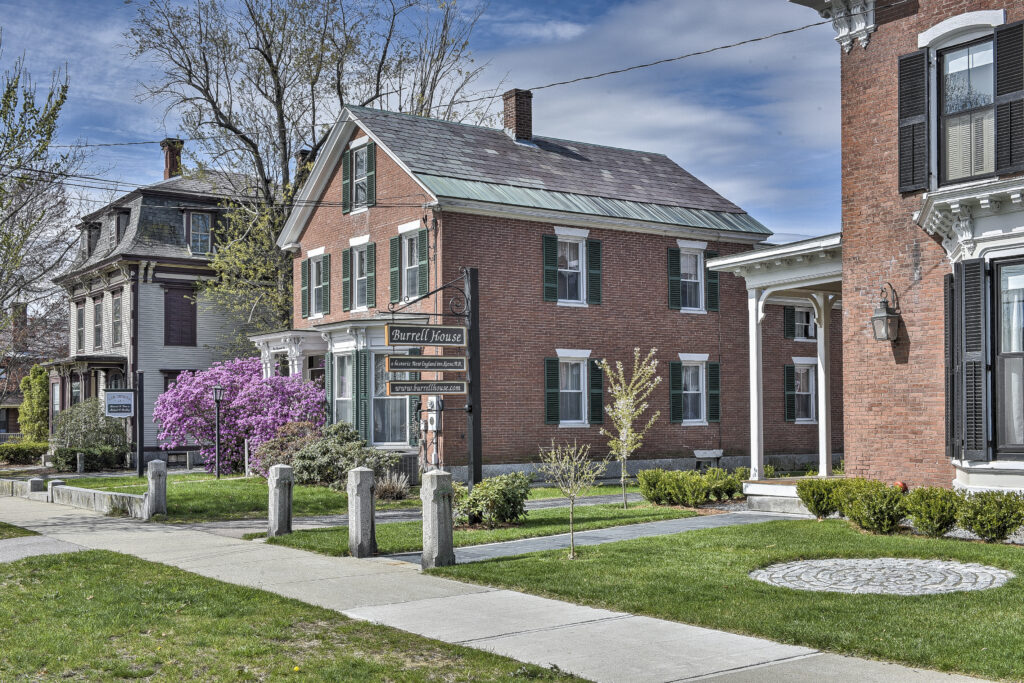 Outside view of The Burrell House Inn in Keene NH