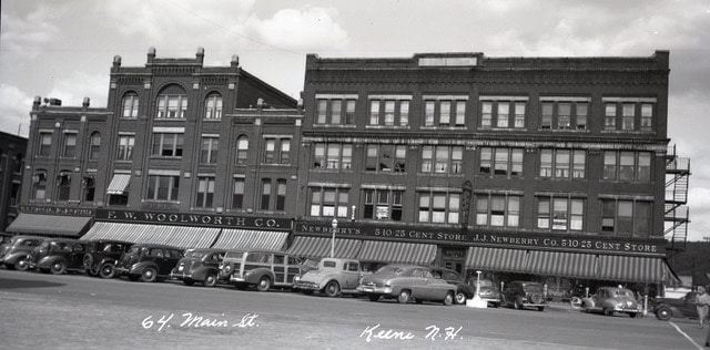 Historic picture of downtown Keene NH