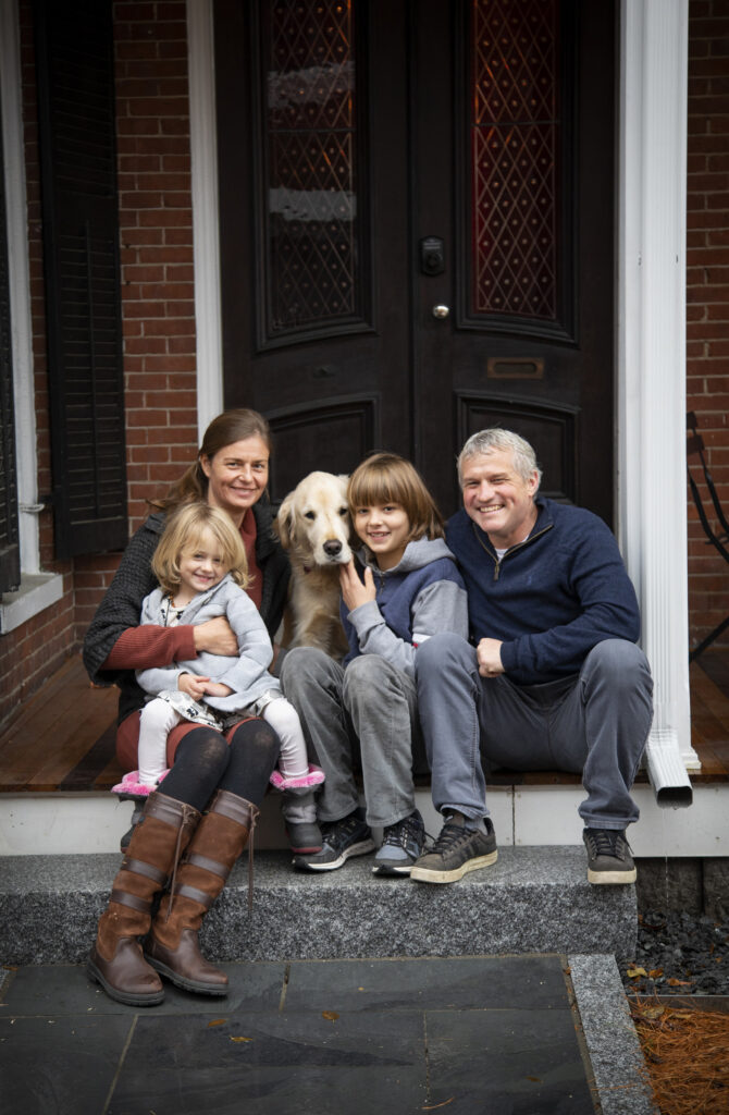 The owners of The Burrell House in New England