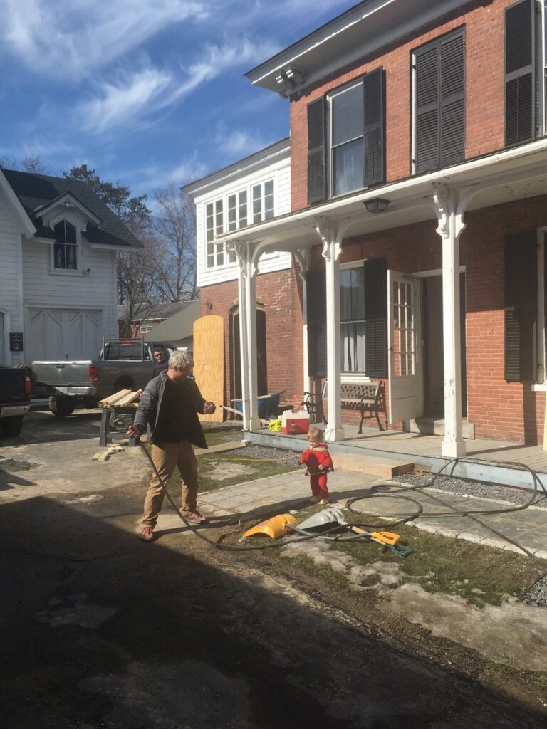 Restorations underway at The Burrell House in beautiful New Hampshire