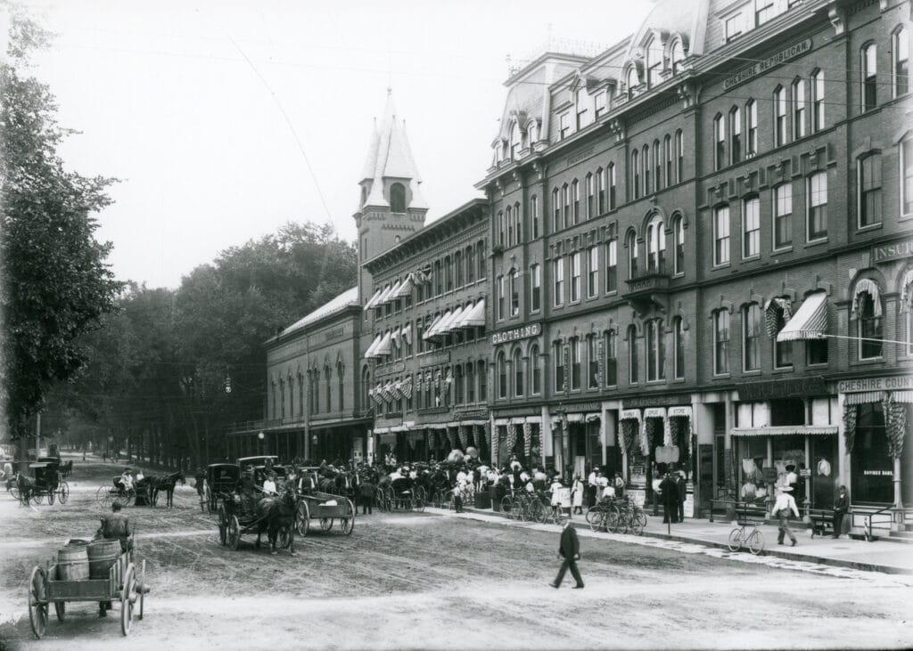 Visit downtown Keene and enjoy the beautiful historic architecture of Washington Street